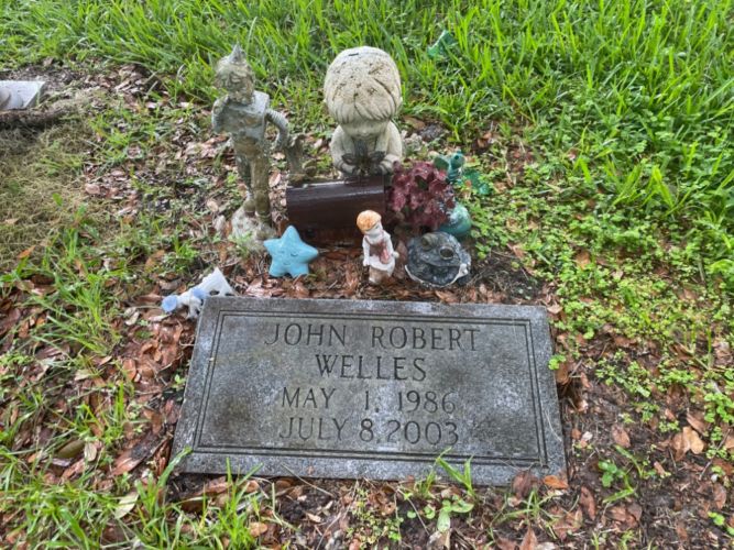 John Welles Grave Marker 2