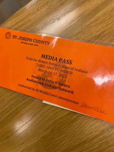Jeff Pelley Case media pass