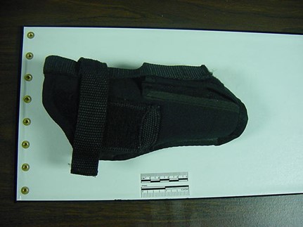 Evidence Photo of John Welles’s gun holster