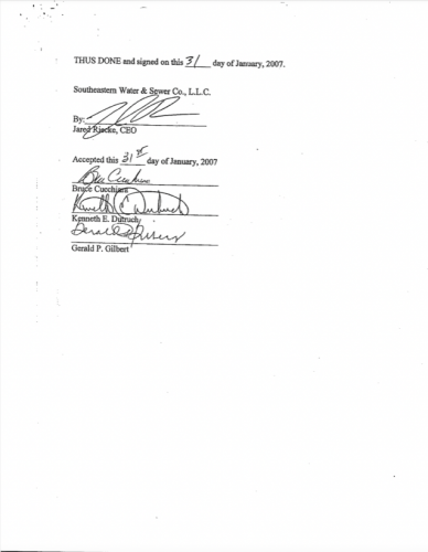 2007 Business Agreement 3 pages