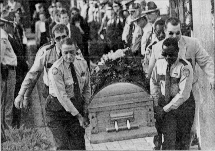 Jerry Beach Funeral Image