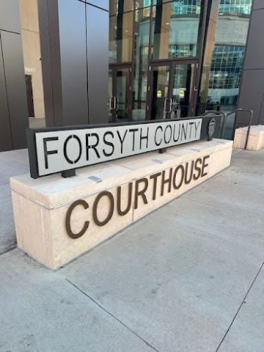 Forsyth County Superior Courthouse in Winston Salem, NC.