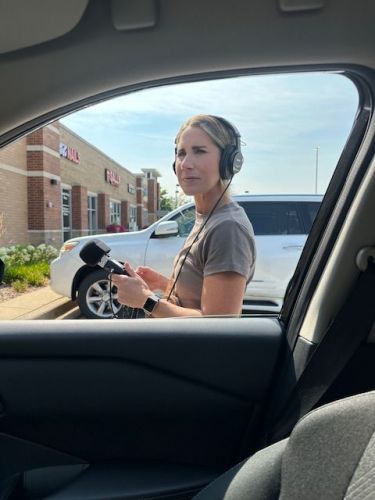 Delia D’Ambra reporting at Brookside Marketplace in 2025