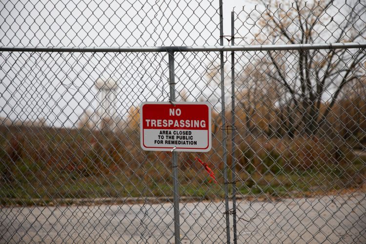 Former site of the Tinley Park Mental Health Center as of November 2025