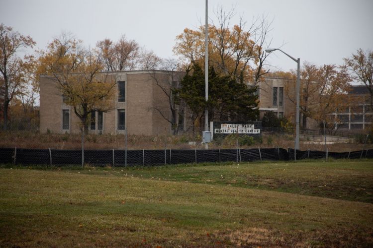 Former site of the Tinley Park Mental Health Center as of November 2025